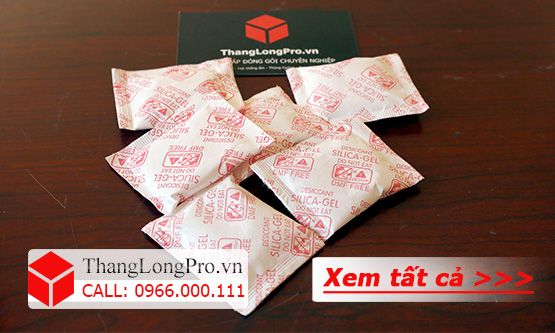 Gói chống ẩm 4g vỏ giấy màu đỏ