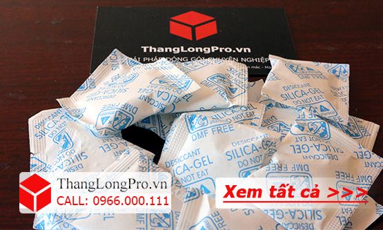 Gói chống ẩm 4g vỏ giấy màu xanh