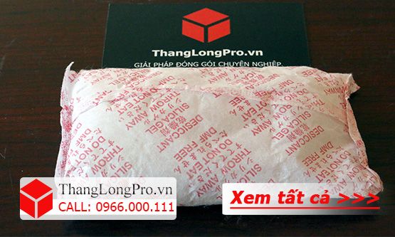 Gói chống ẩm 100g vỏ lụa màu đỏ