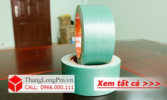 Băng dính vải xanh lá