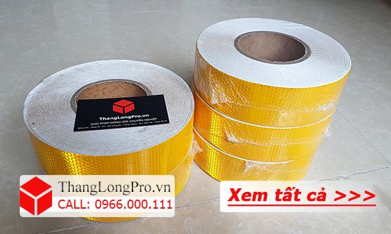 Băng dính phản quang màu vàng