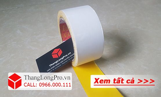 Băng dính 2 mặt vàng