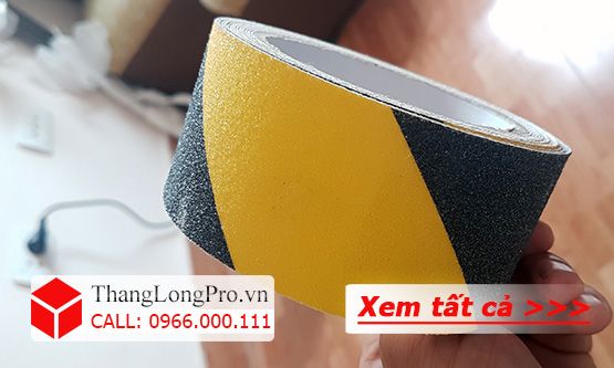 Băng dính chống trơn trượt vàng đen