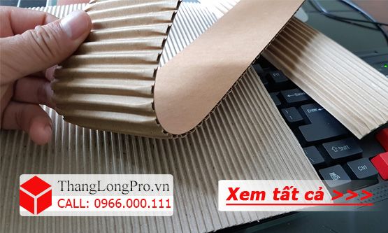 Mảnh carton 2 lớp 1 sóng 1 phẳng