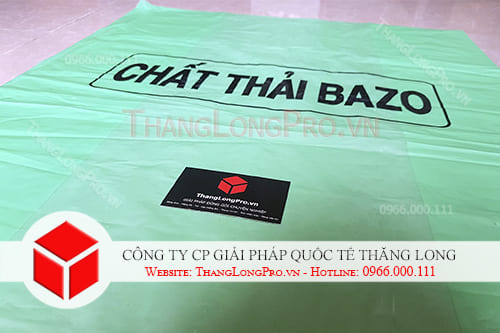 Túi HDPE màu xanh