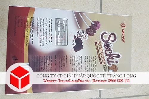 Túi in nhiều màu bánh kẹo