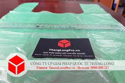 Túi nhựa PE màu màu xanh