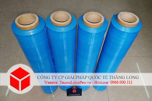 Màng cuốn Pallet màu xanh