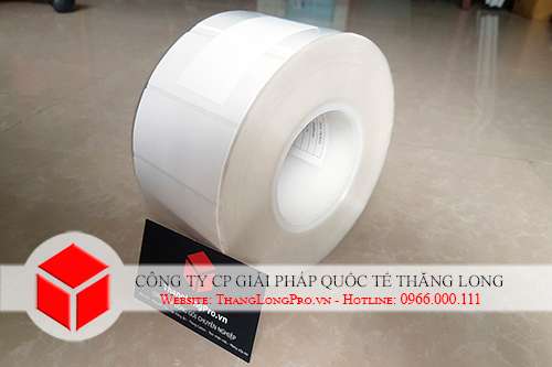 Tem phòng sạch in cảnh báo