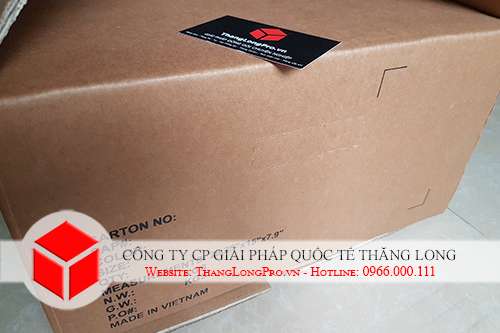 Hộp carton in chữ