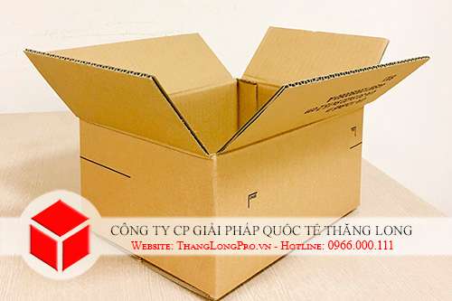 Thùng carton 3 lớp màu mộc