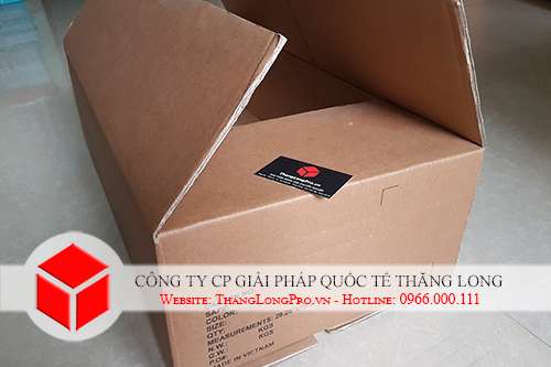 Thùng carton 5 lớp in chữ