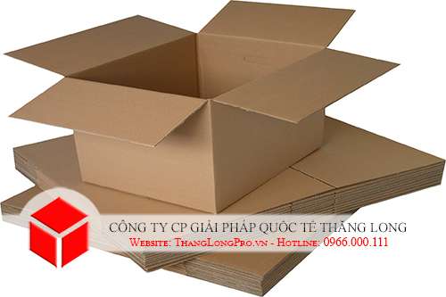 Thùng carton 5 lớp màu vàng