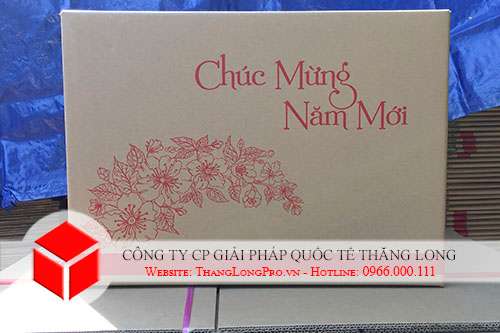 Thùng carton 7 lớp màu vàng