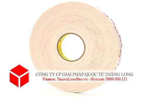 Băng dính 2 mặt cường lực 3M VHB 4932 màu trắng sữa