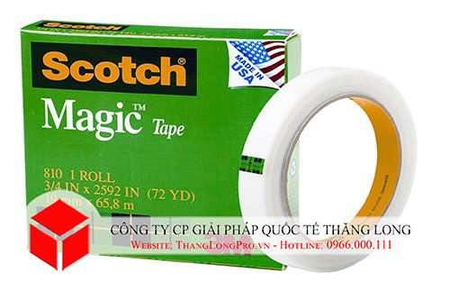 Băng dính Scotch 3M-810 khổ 19mm