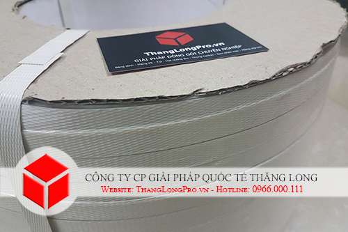 Dây đai PET trắng 25mm