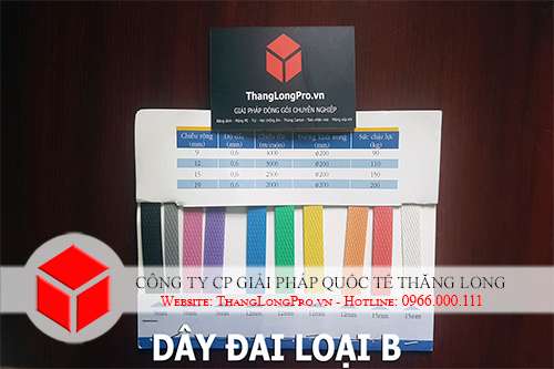 Dây đai nhựa Thái Lan loại B