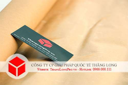 Giấy kraft tráng phủ PE màu nâu