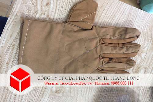 Găng tay vải kaki chống tĩnh điện