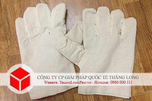 Găng tay vải kaki cotton