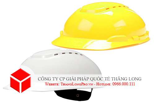 Mũ bảo hộ nhập khẩu vàng trắng